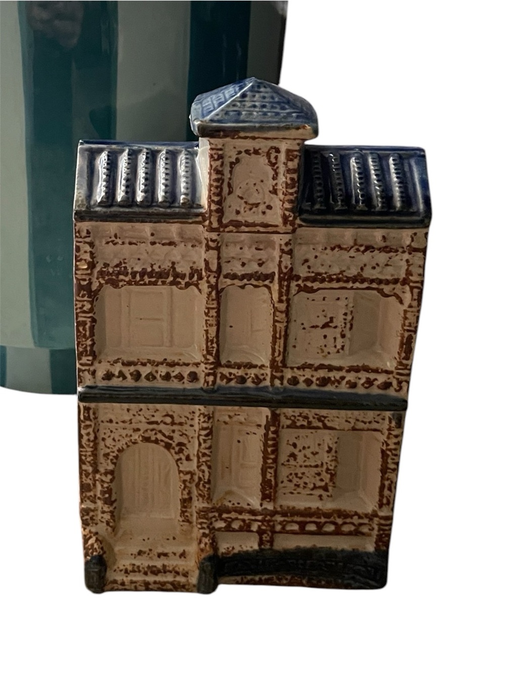 Vintage Counterpoint San Francisco ceramic Victorian house planter or vase